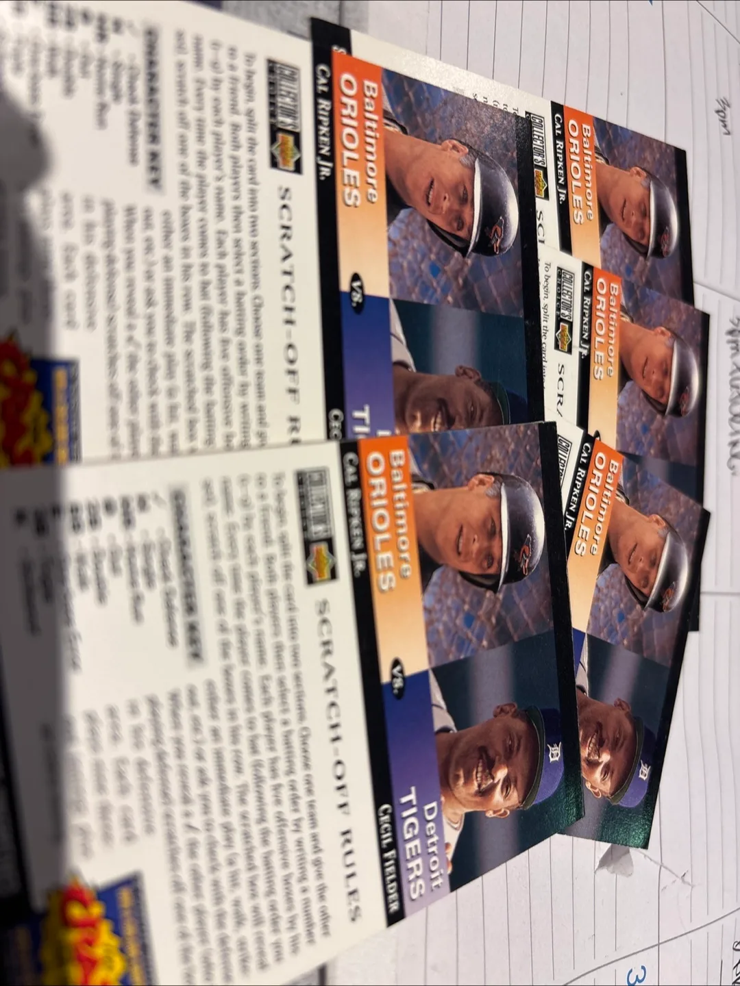 Cal Ripken Jr. Scratch-Off Baseball Cards image indicator(2)