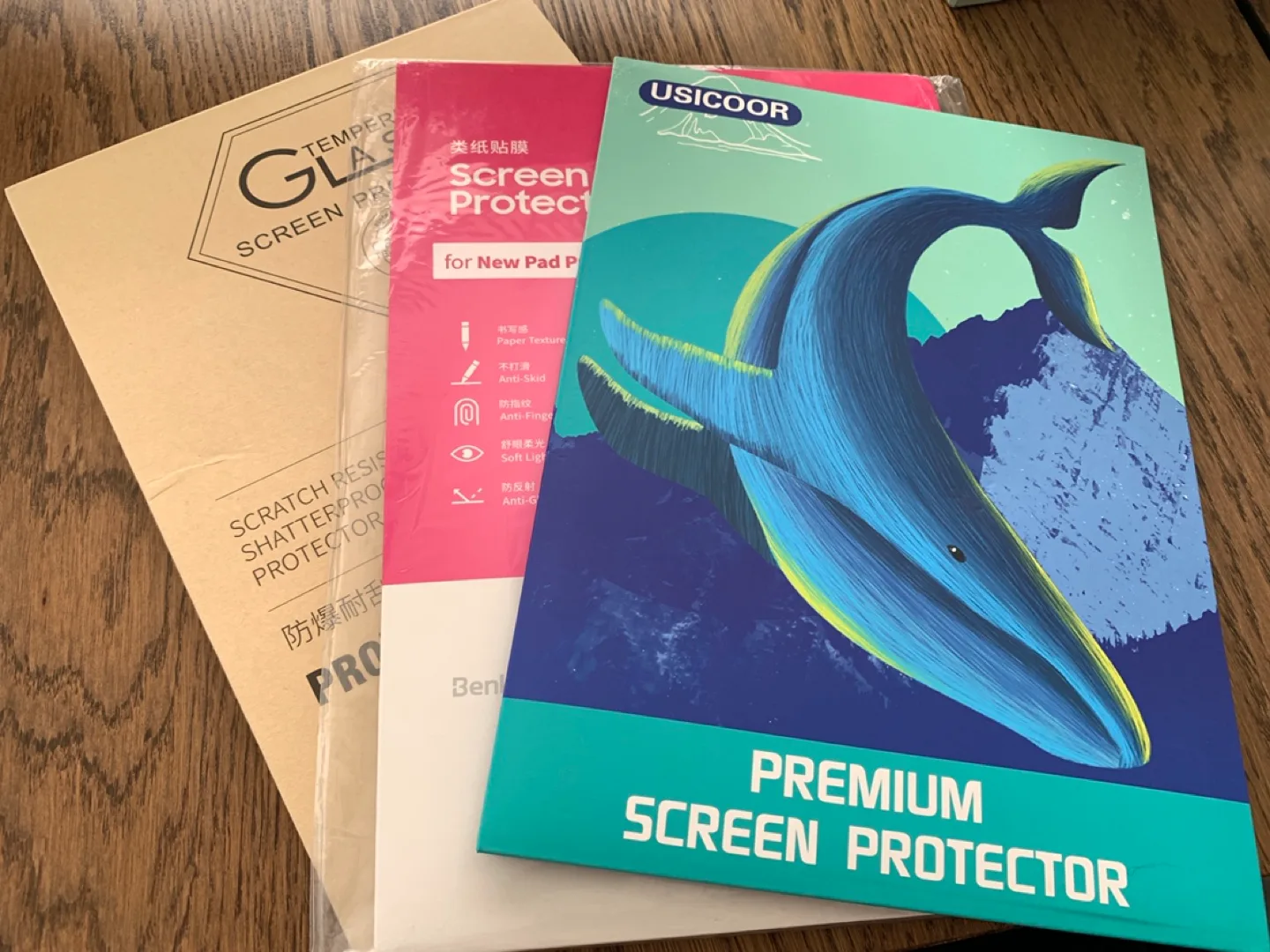 New iPad Pro 11/Air 10.9 Screen Protectors (3-pack) thumbnail