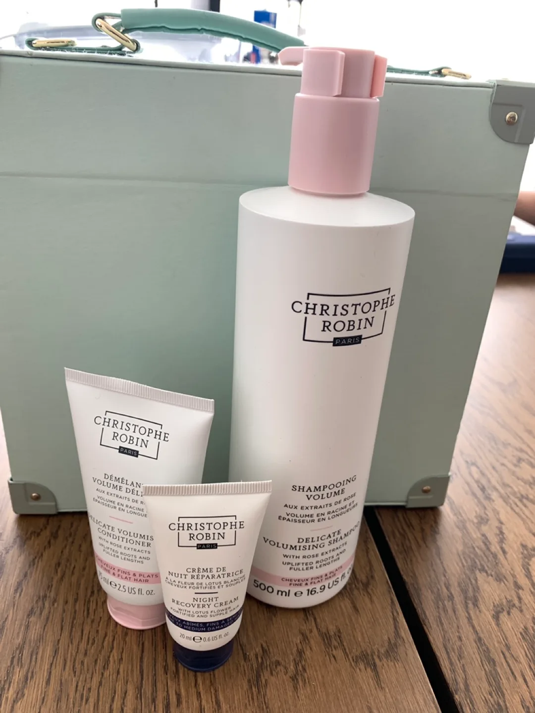 Christophe Robin Haircare Set,Shampoo, Conditioner & Night Cream thumbnail