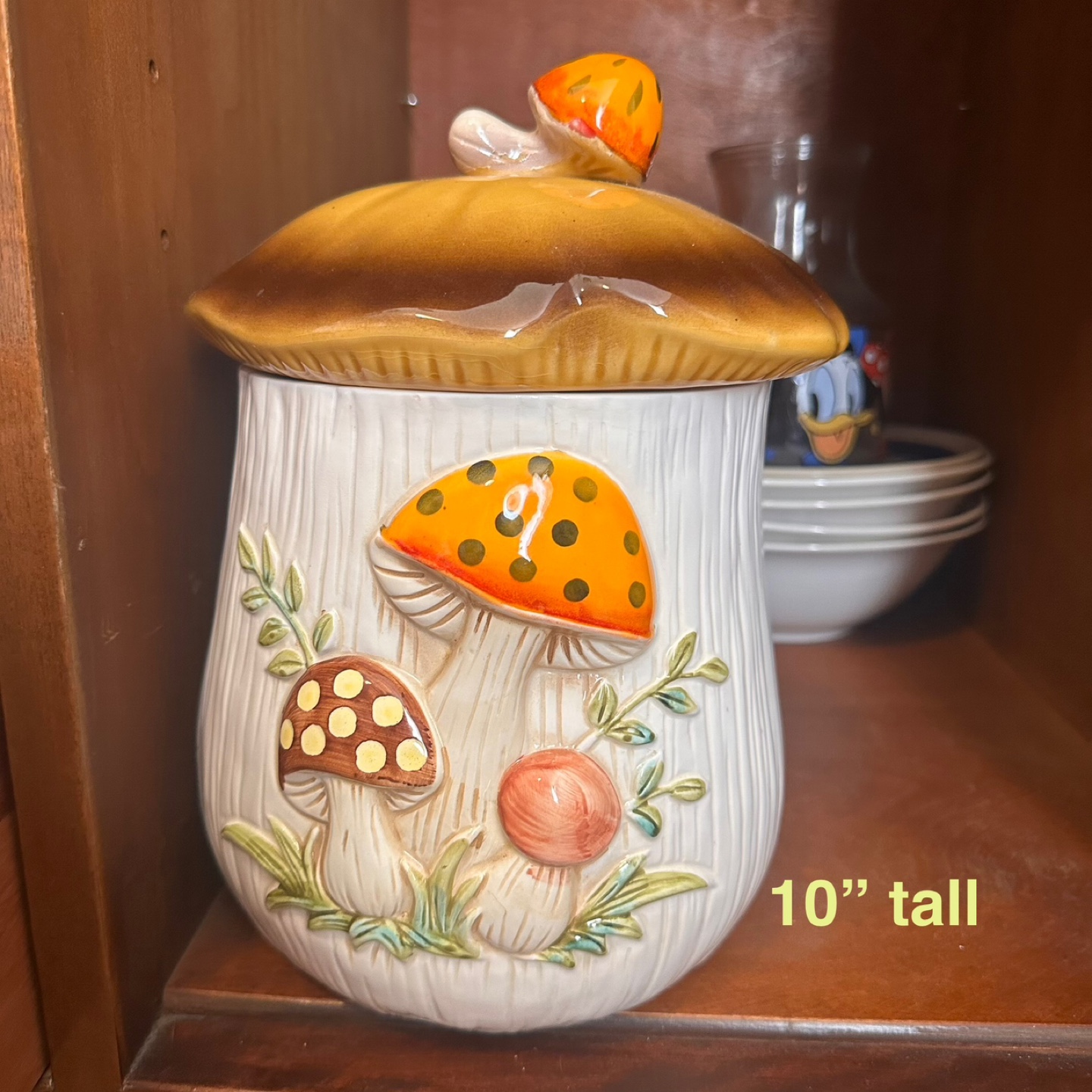 Vintage 1978 Sears Mushroom Cookie Jar