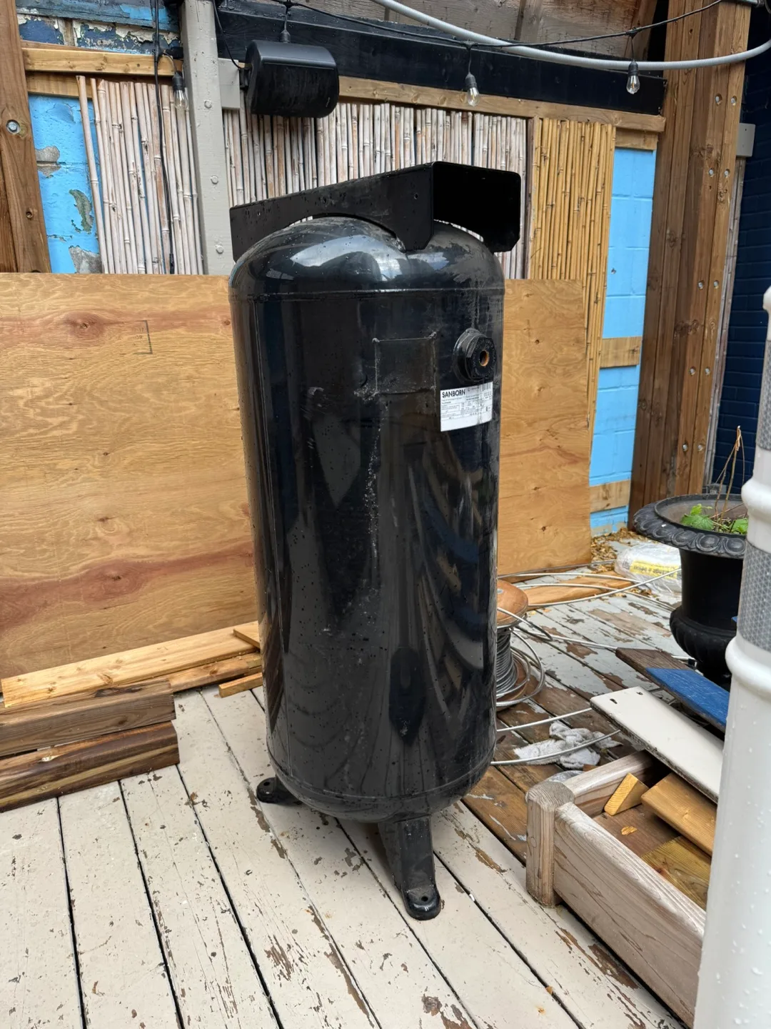 Sanborn 80-Gallon Air Compressor Tank thumbnail