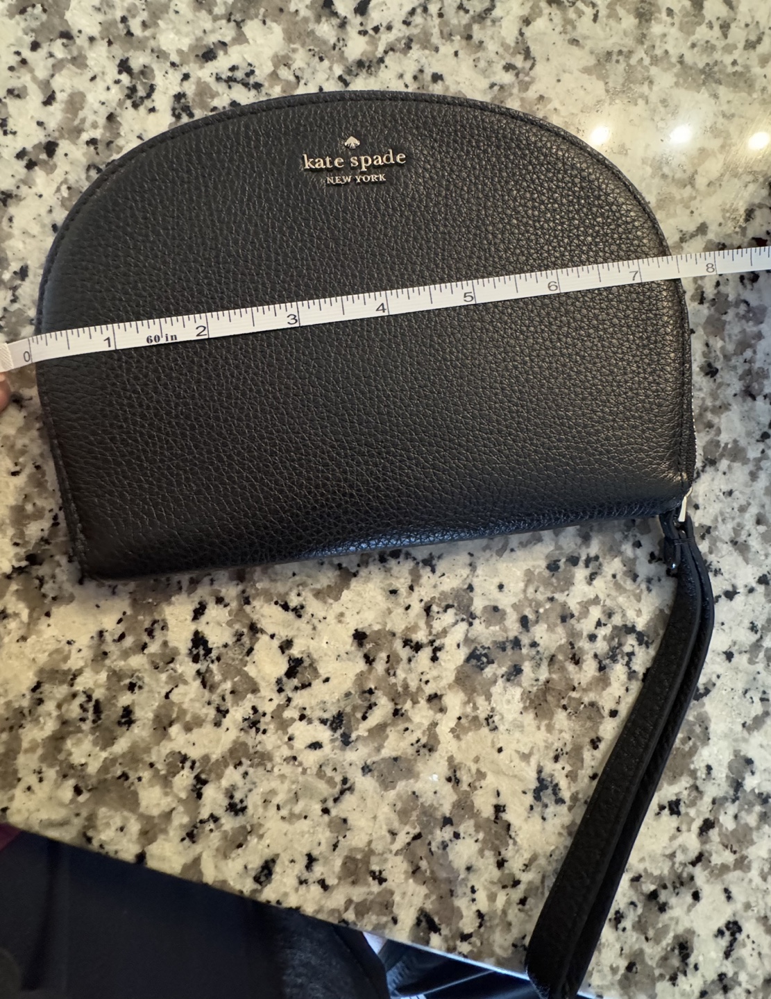 Kate Spade New York Black Half-Moon Zip-Around Wristlet - photo 2