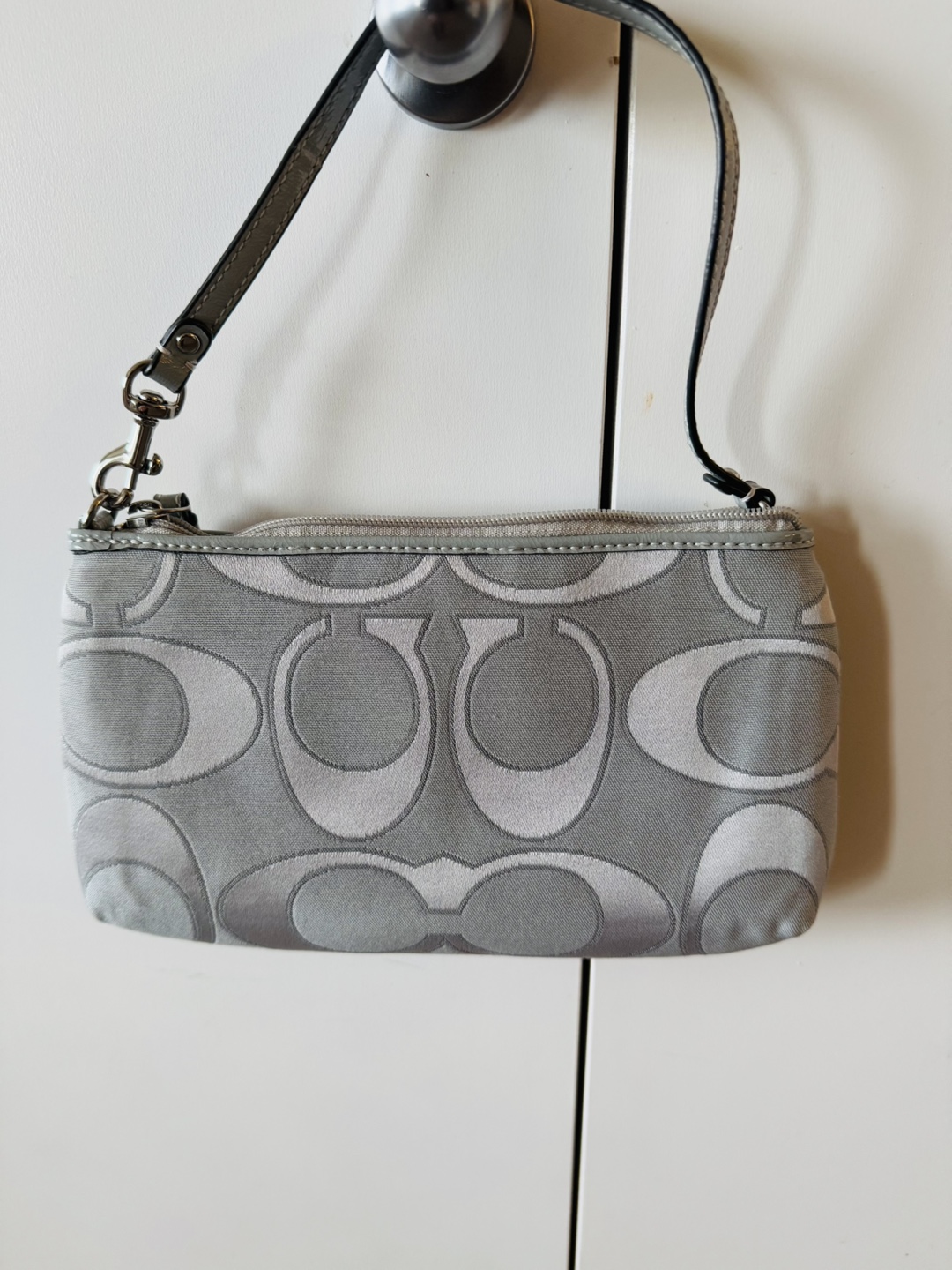 Coach Grey Wristlet - photo 2