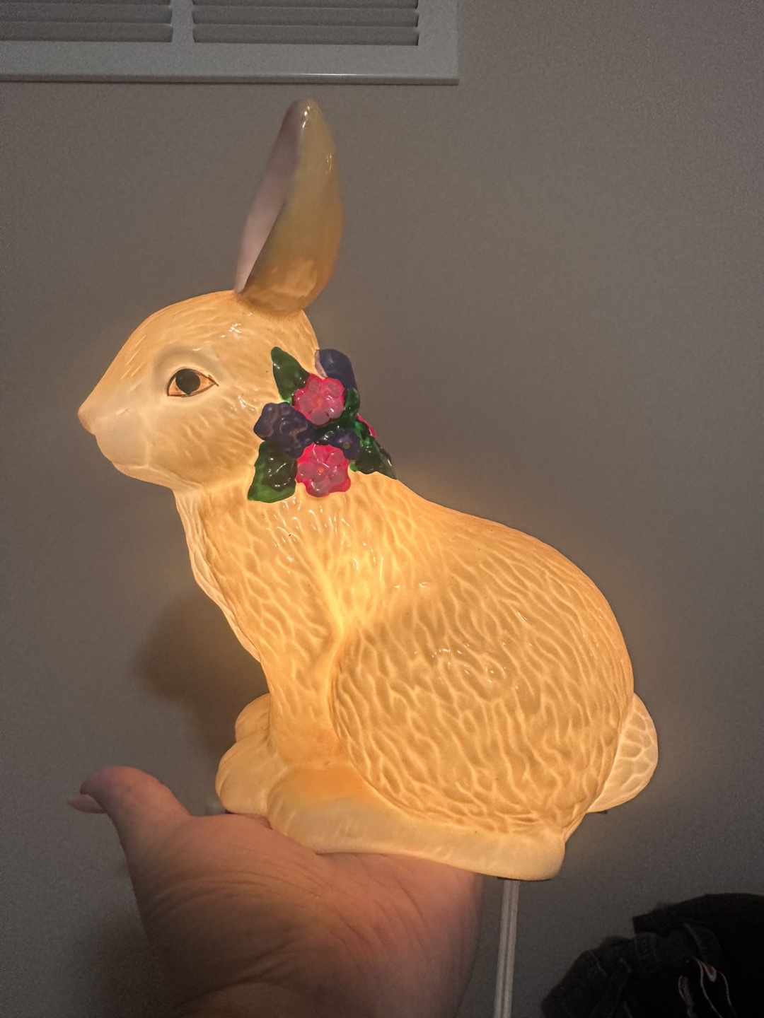 Vintage Bunny Night Light