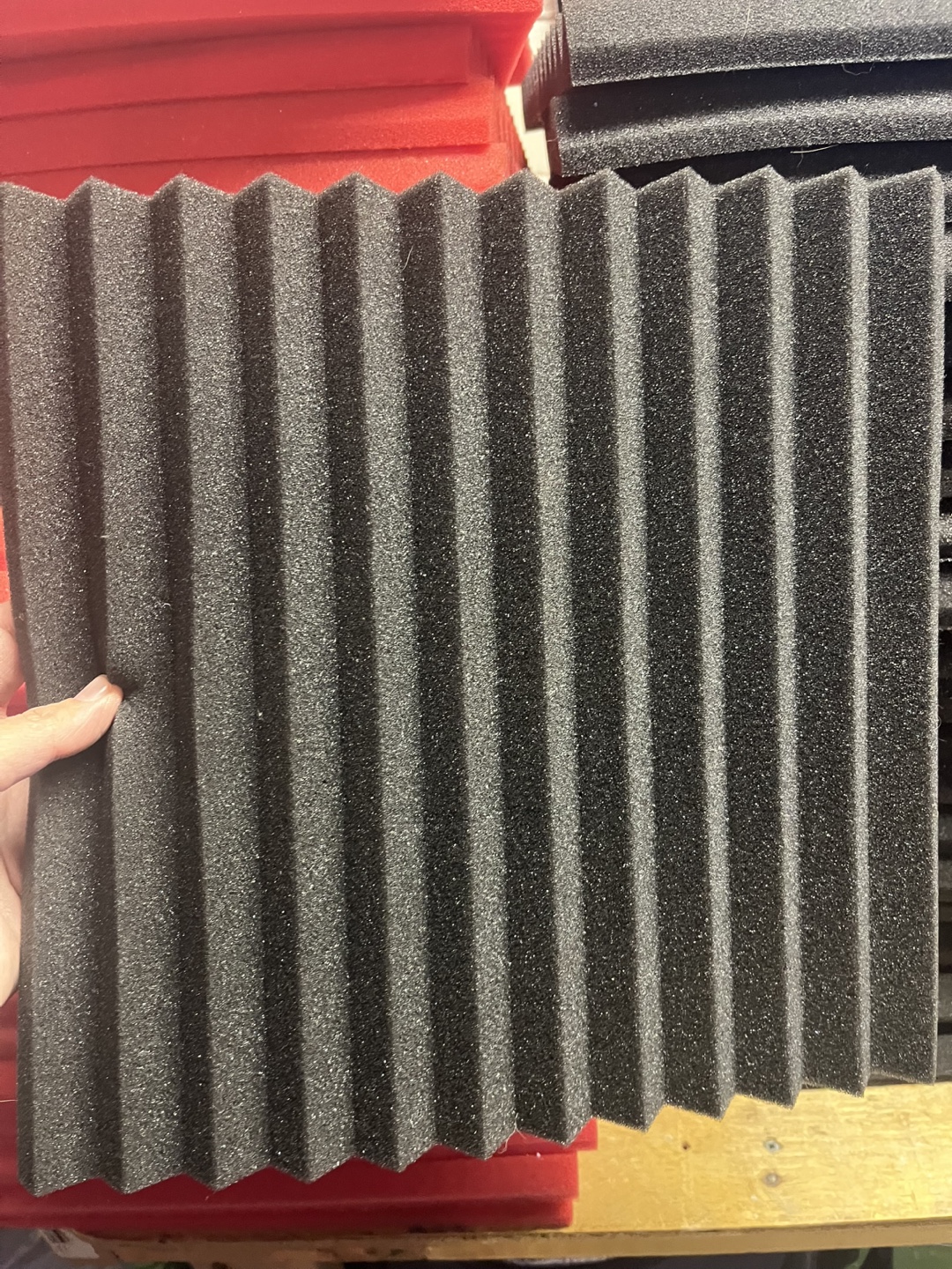 Acoustic Foam Tiles - Red & Black Set - photo 4