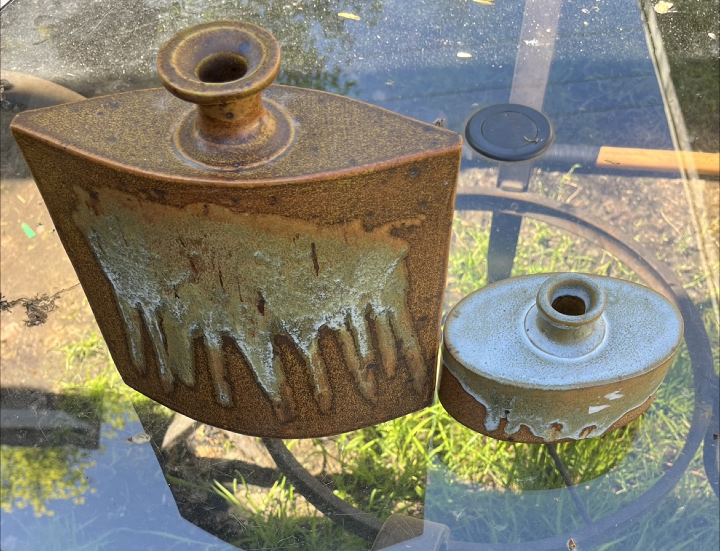 Pair of Katherine Cole Studio Pottery Vases