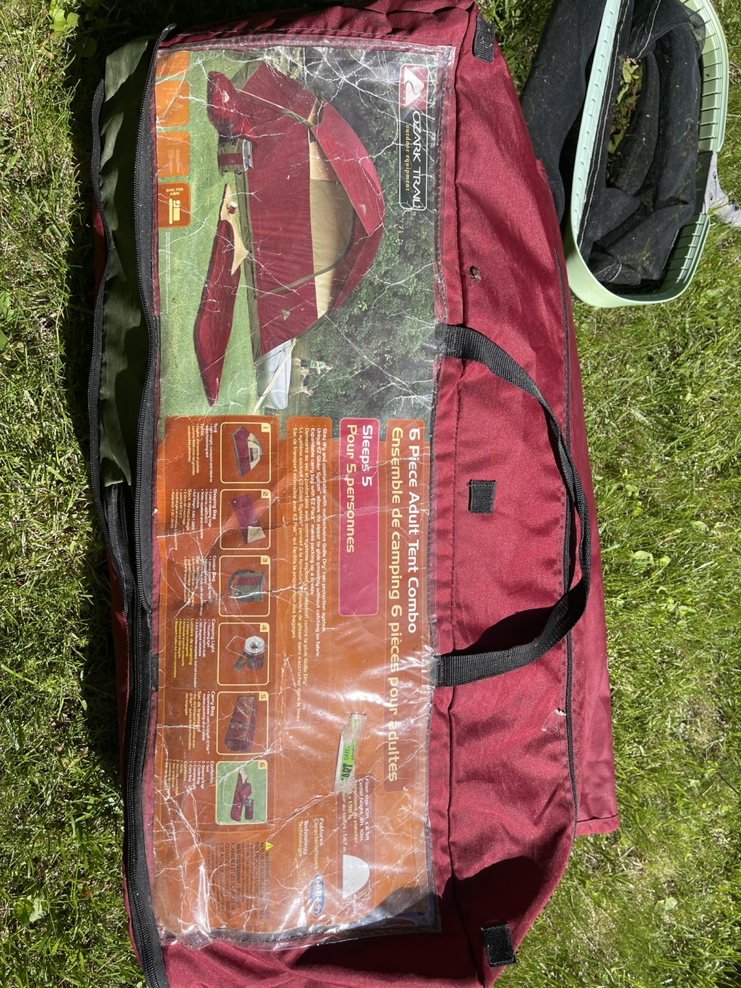 6-Piece Ozark Trail Camping Tent Combo - Sleeps 5 - photo 2