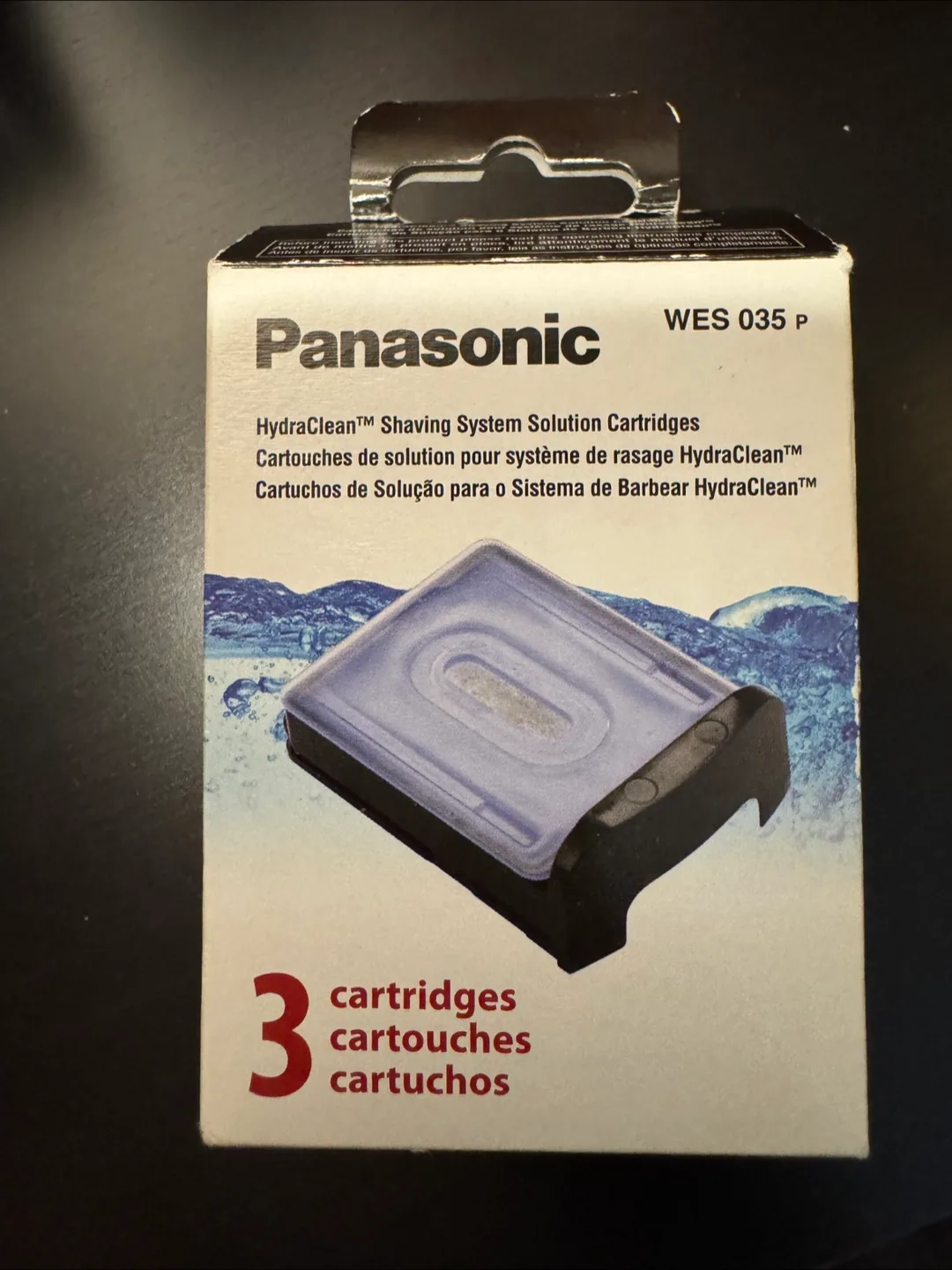 Panasonic HydraClean Shaving System Solution Cartridges (3-pack) thumbnail