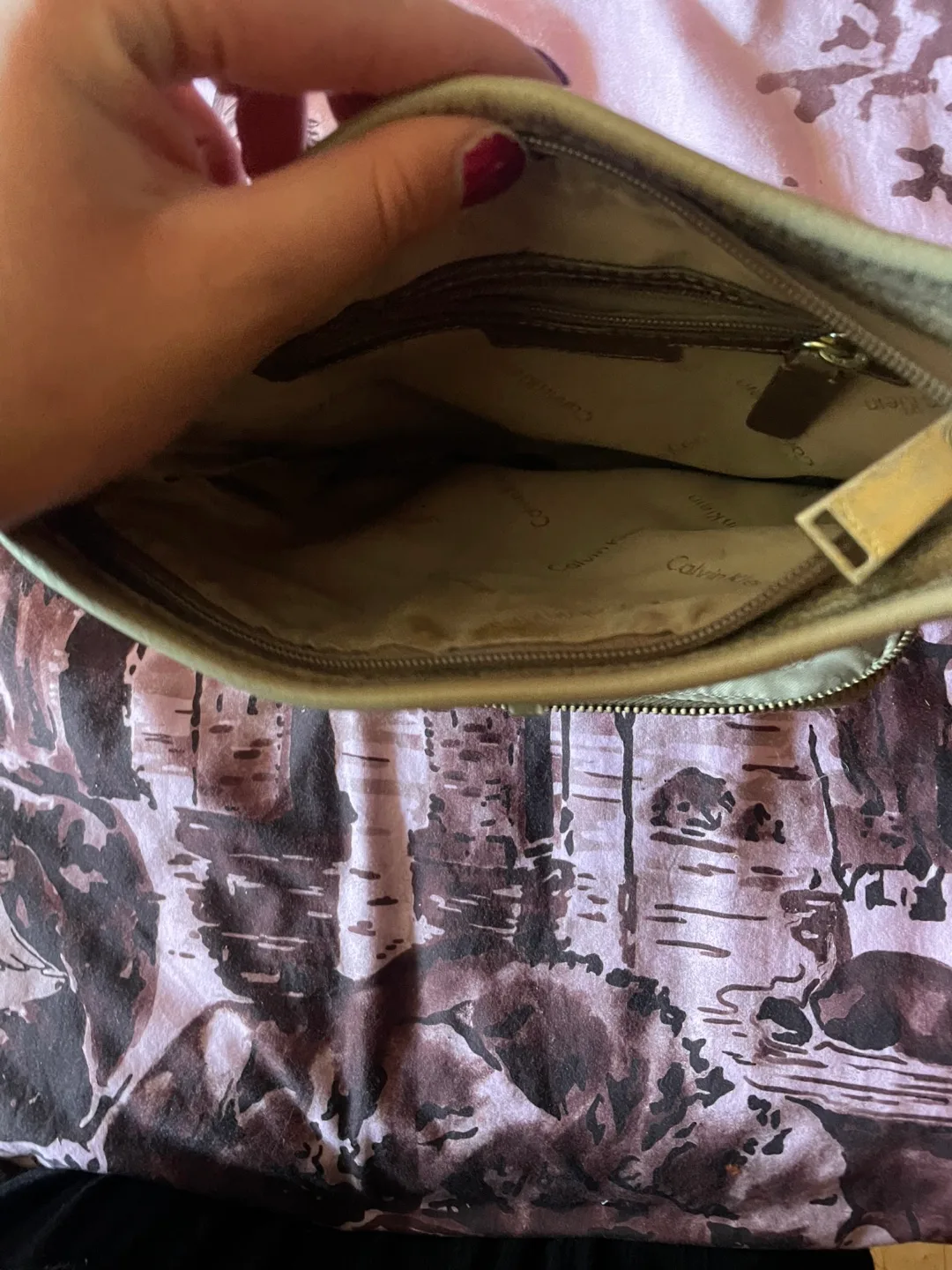 Calvin Klein Gold Crossbody Bag image indicator(3)