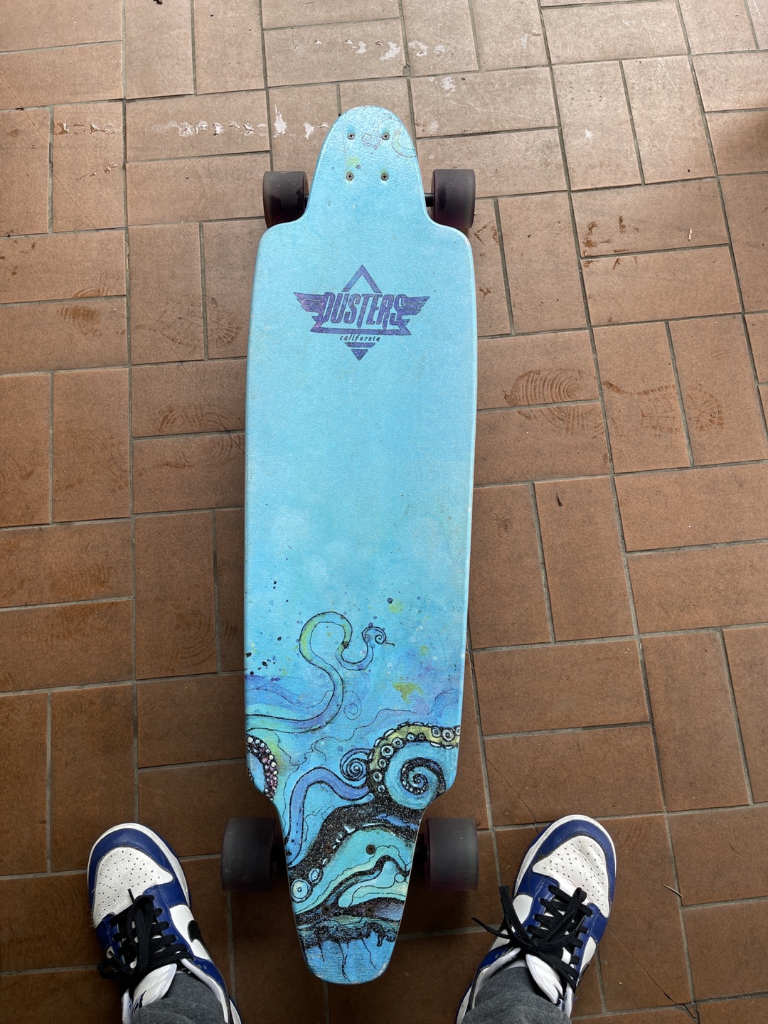 Dusters California Longboard - Octopus Design