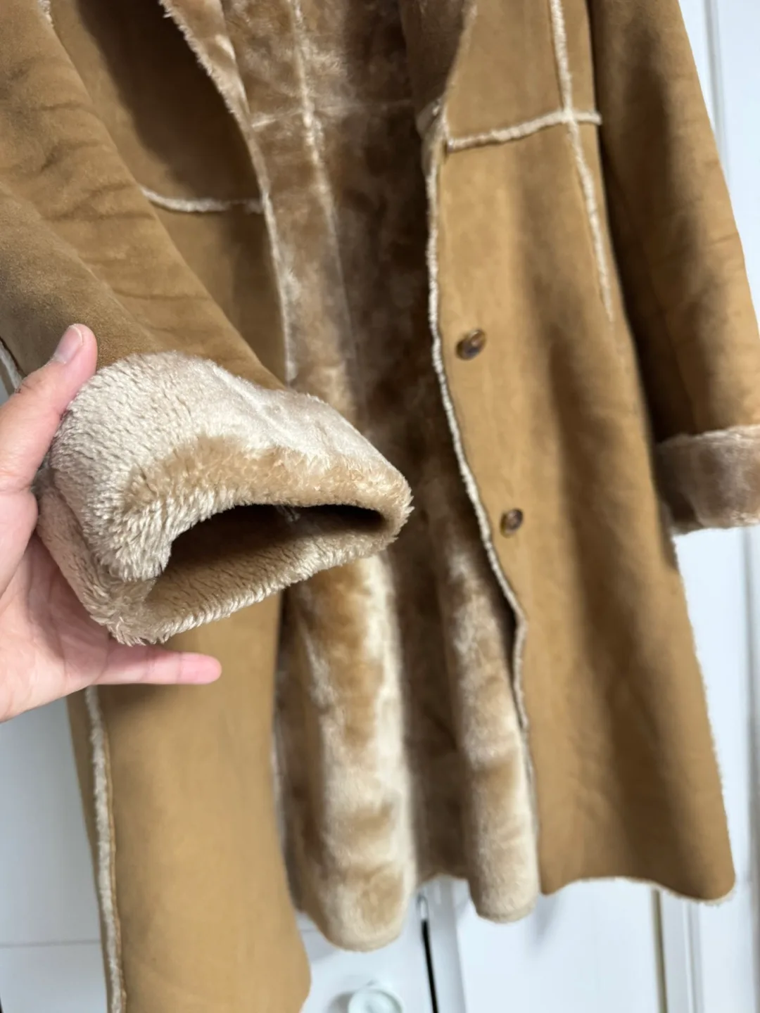 Marc New York Andrew Marc Suede and Faux Fur Coat - Size Small image indicator(4)