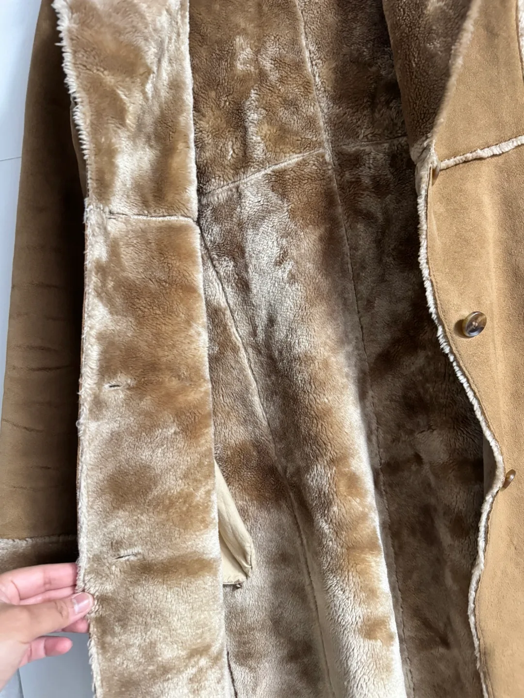 Marc New York Andrew Marc Suede and Faux Fur Coat - Size Small image indicator(5)