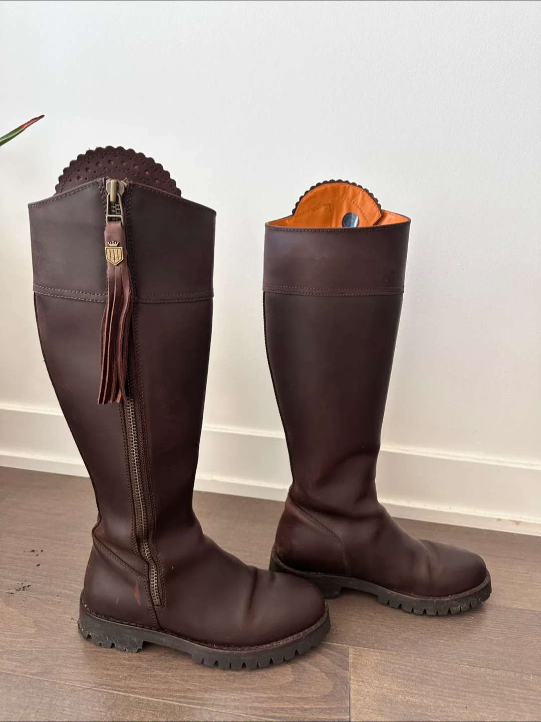 Fairfax & Favor Brown Leather Riding Boots thumbnail