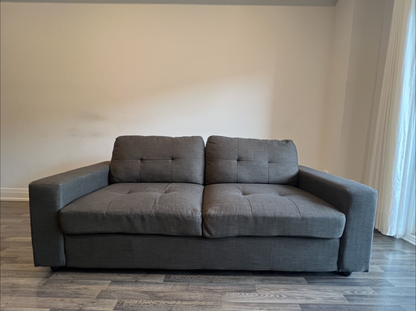 Dark Grey Two-Seater Sofa - photo 2