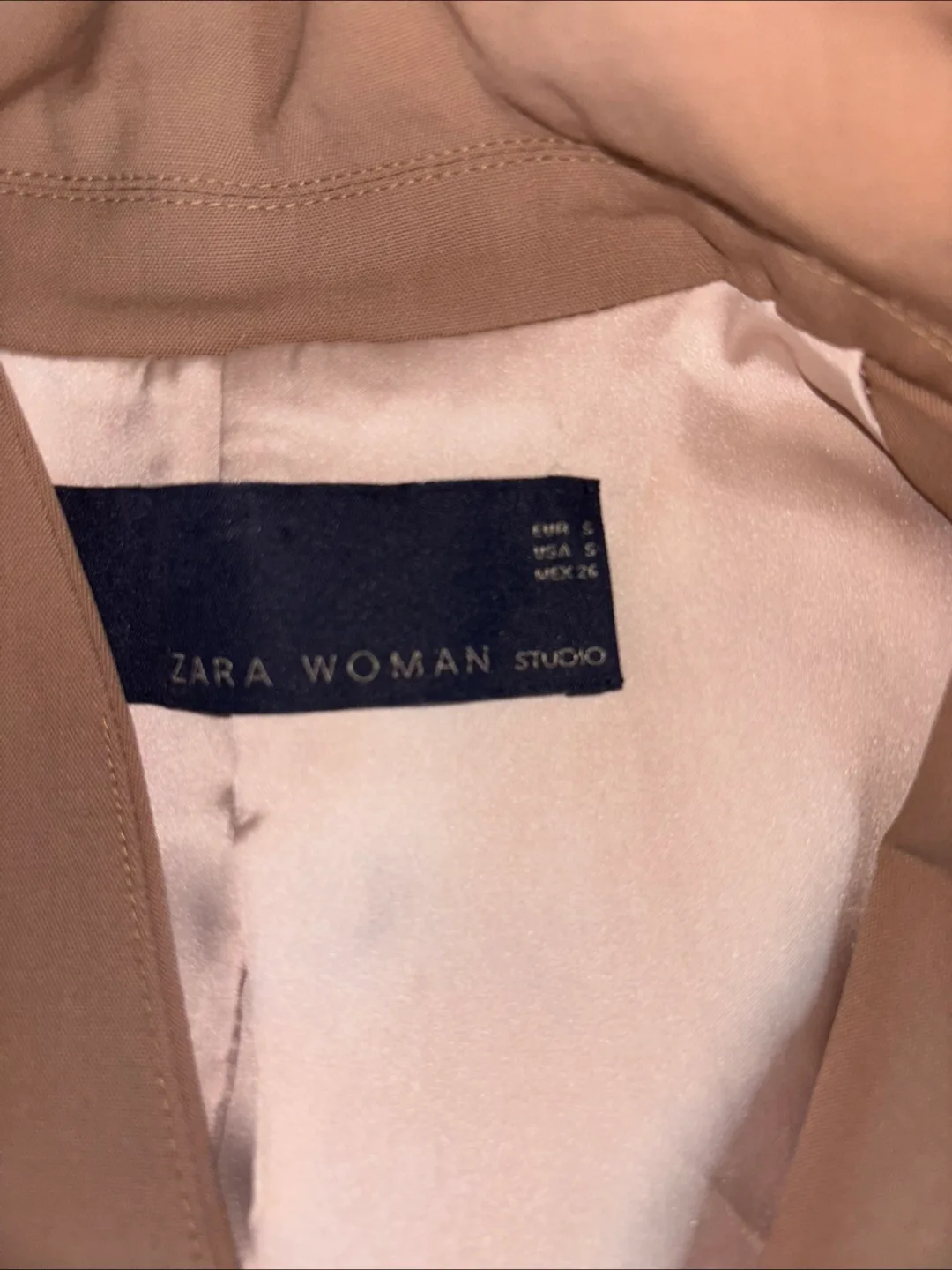 Zara Woman Studio Double Breasted Blazer - Size S image indicator(4)