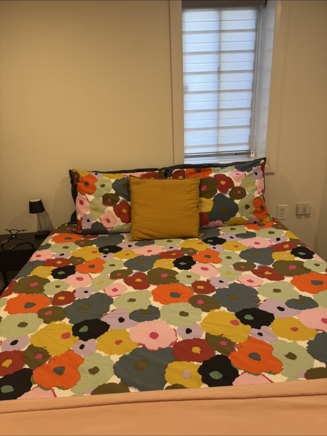 IKEA MURREVA King Duvet Cover Set, Multicolour Floral - photo 3