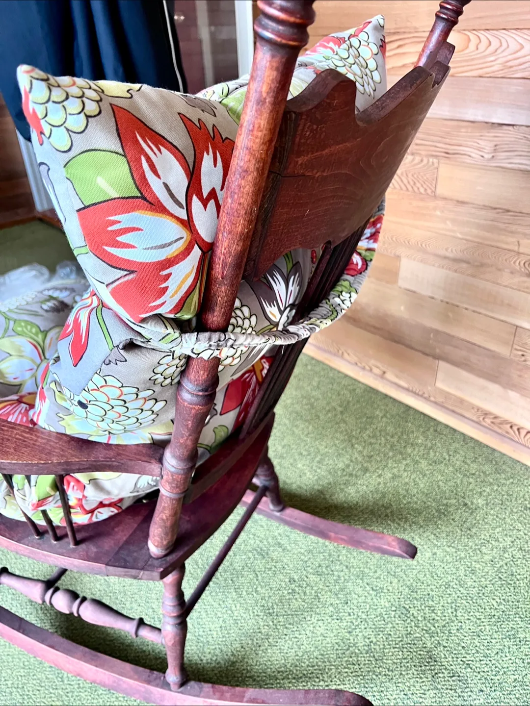 Outdoor/indoor chair cushion and 2 pillow cushions image indicator(3)