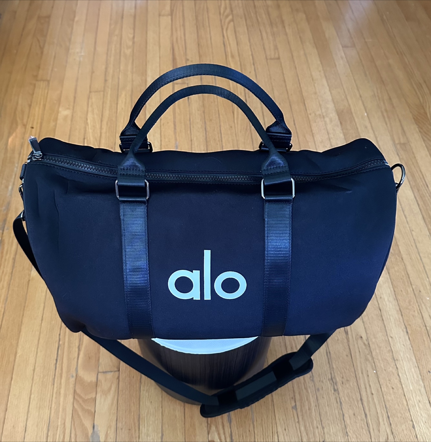 Alo Yoga Black Duffle Bag