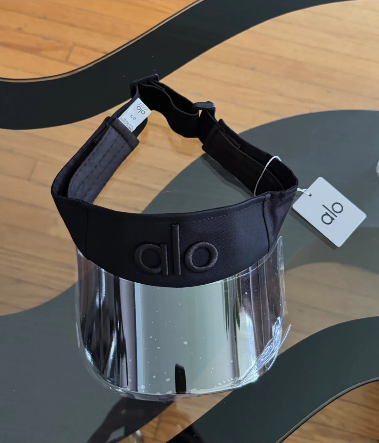 Alo Yoga Airlift Solar Visor - Black -  Brand New & Authentic thumbnail