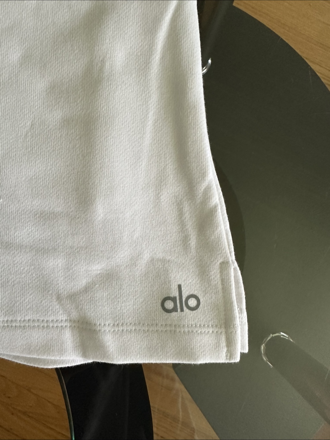 Alo Yoga Low Key Sweat Short - White - photo 3