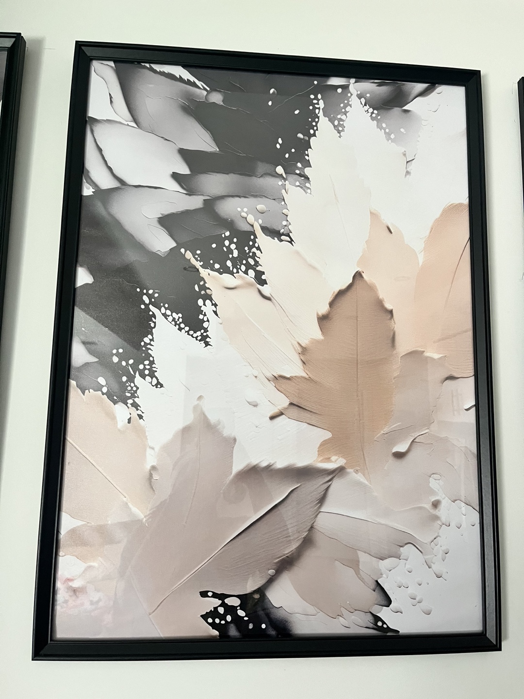 3 Abstract Leaf Prints - photo 2