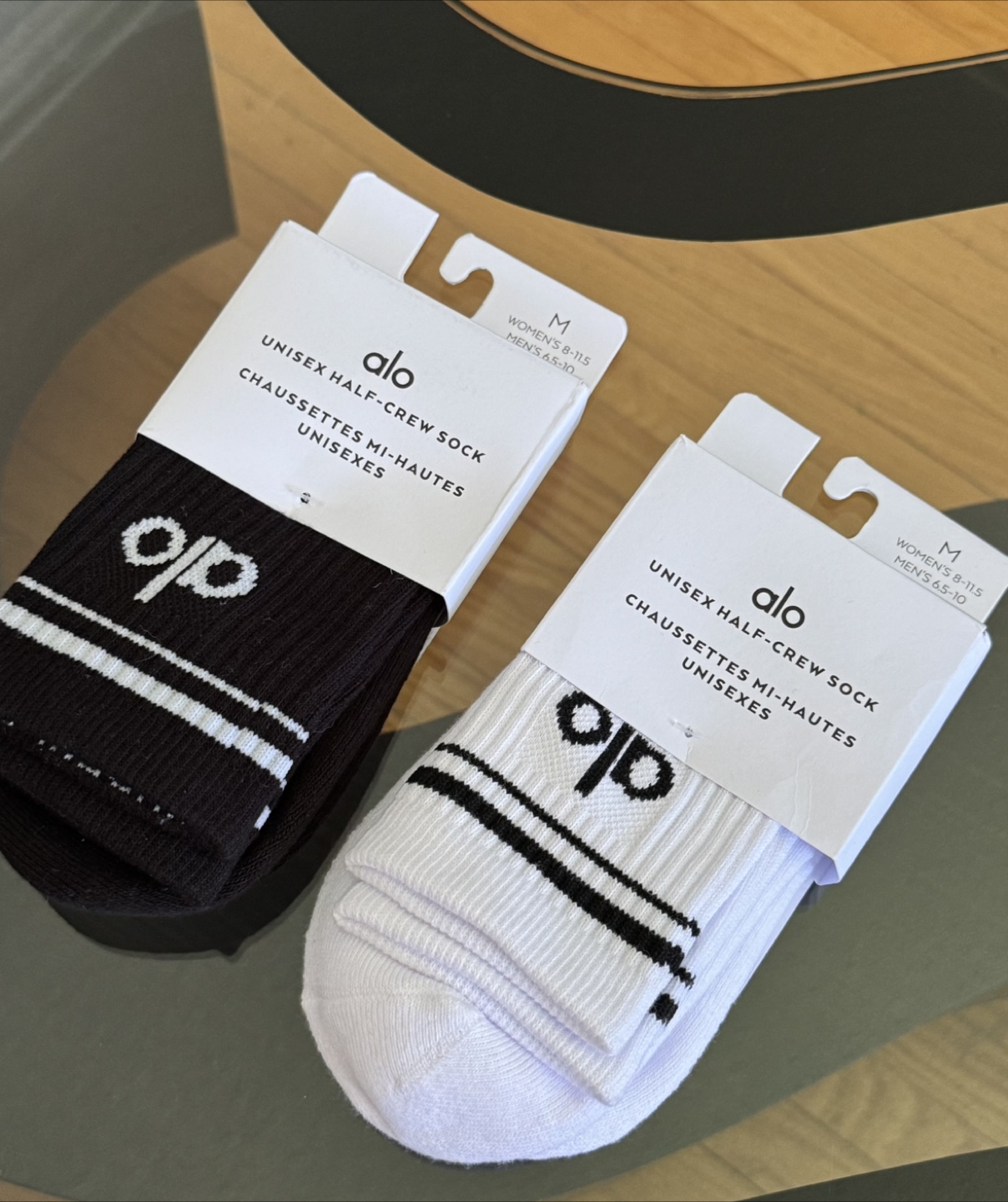 Alo Yoga Unisex Half-Crew Socks -  Brand New & Authentic