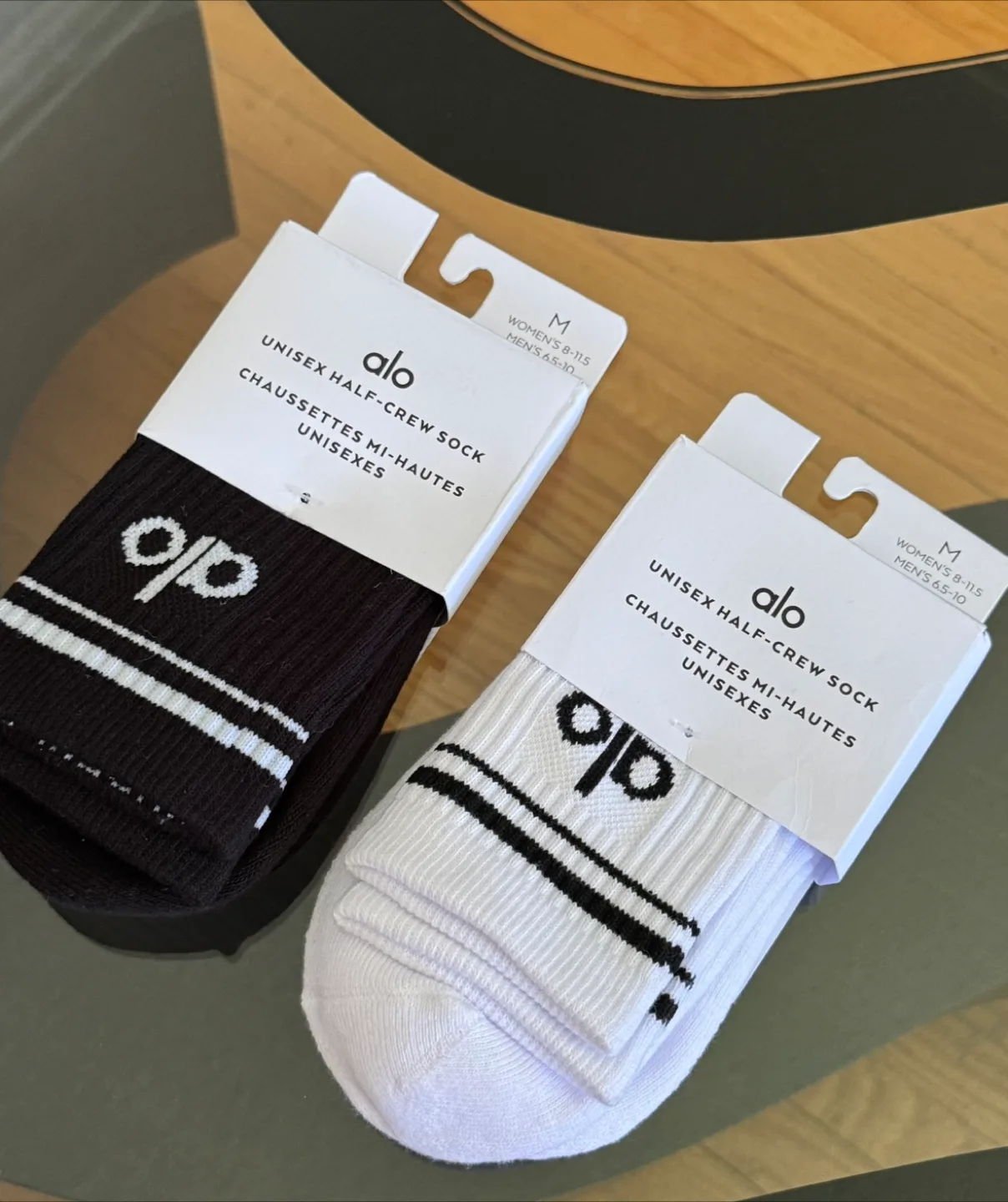 Alo Yoga Unisex Half-Crew Socks -  Brand New & Authentic thumbnail