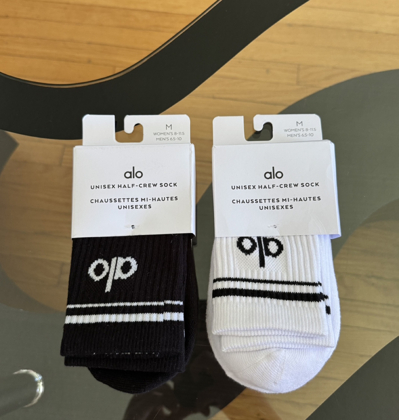 Alo Yoga Unisex Half-Crew Socks -  Brand New & Authentic - photo 3