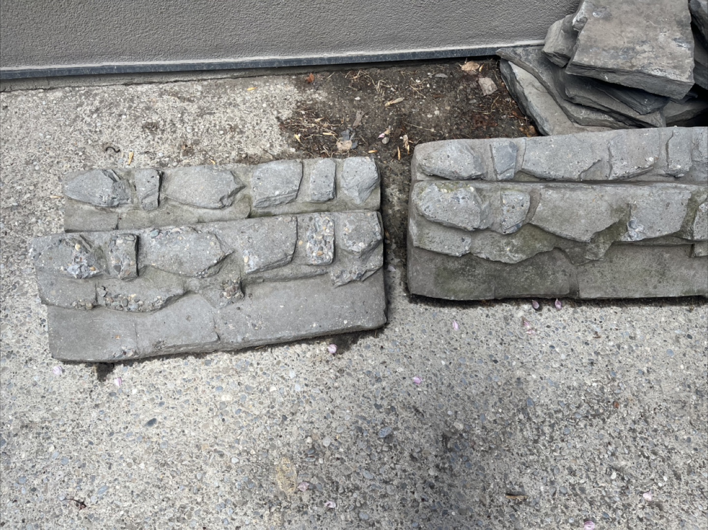 Decorative Concrete Garden Edging Blocks