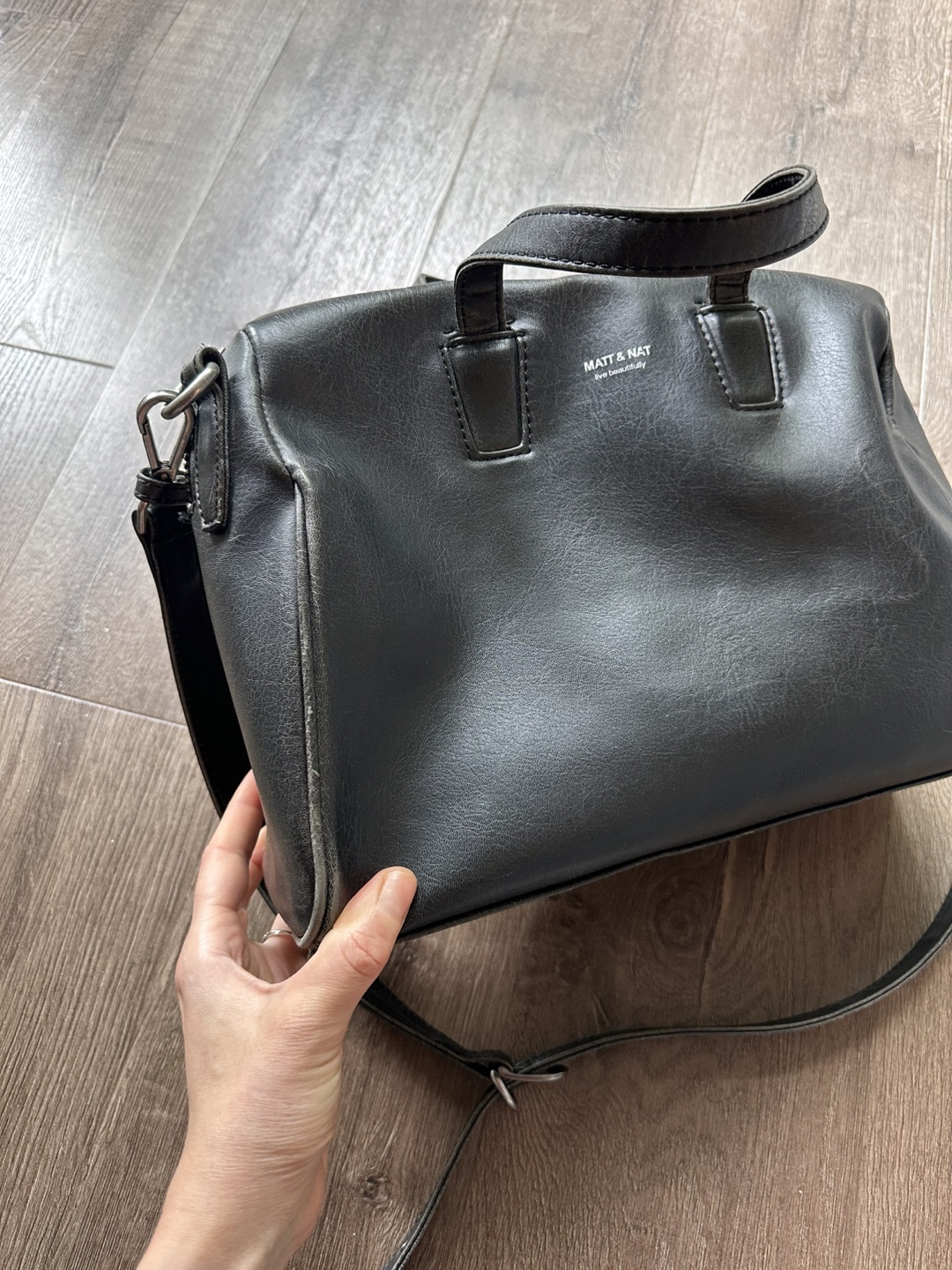 Matt & Nat Black Vegan Leather Handbag - photo 2