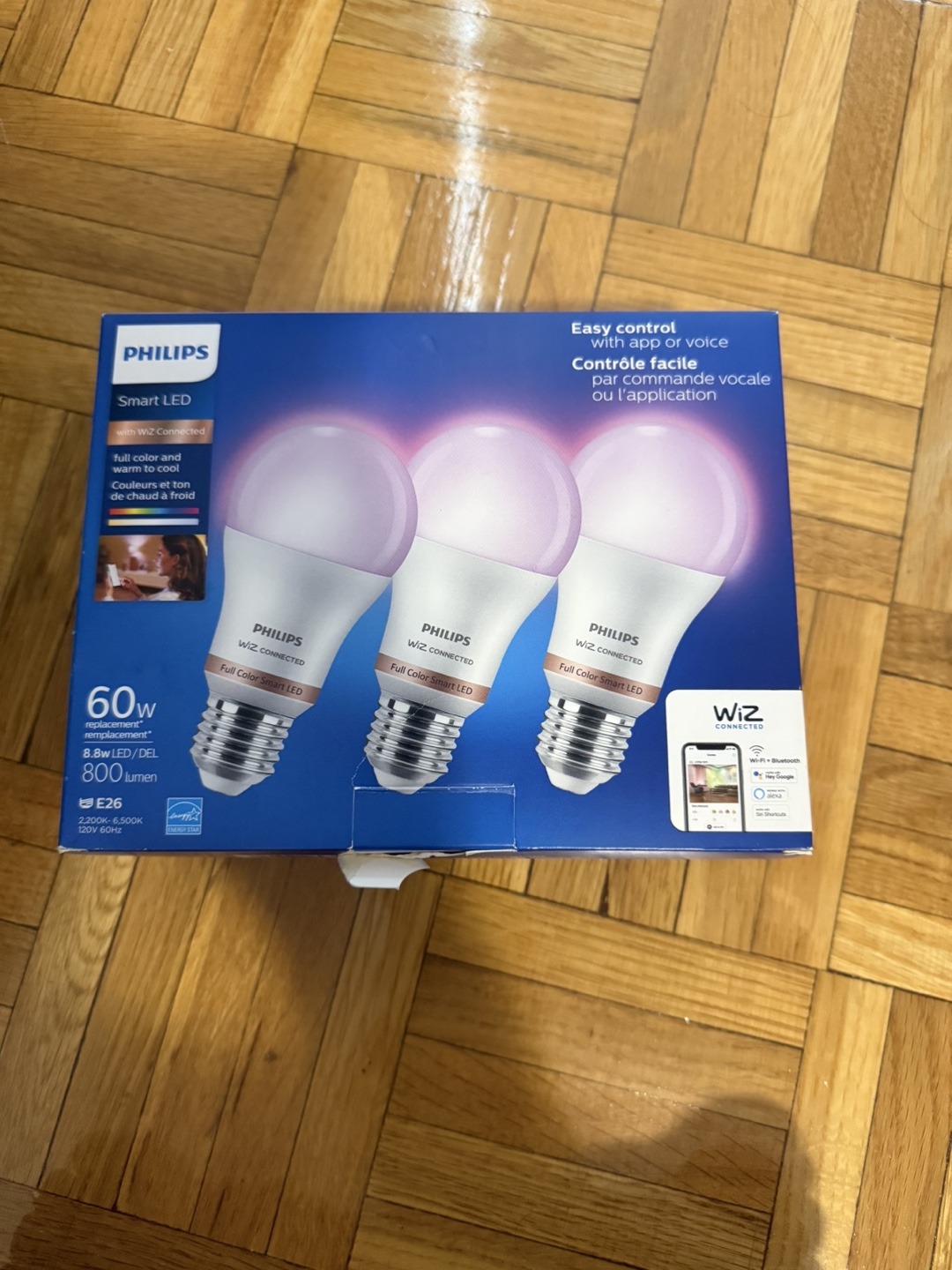 Philips Wiz Connected Smart LED Bulbs (3-pack)