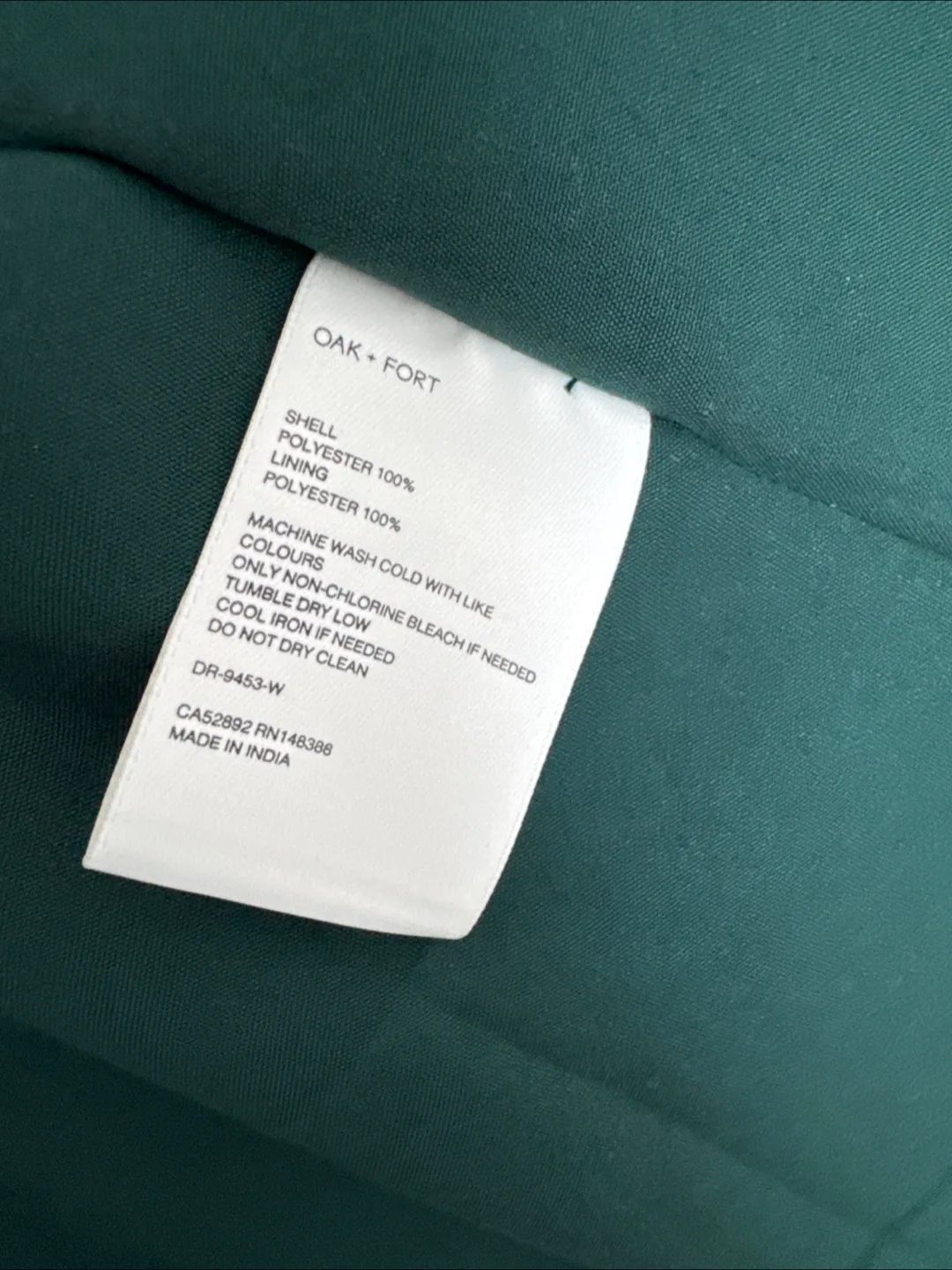 Oak + Fort Green Floral Mini Dress Size Small image indicator(4)