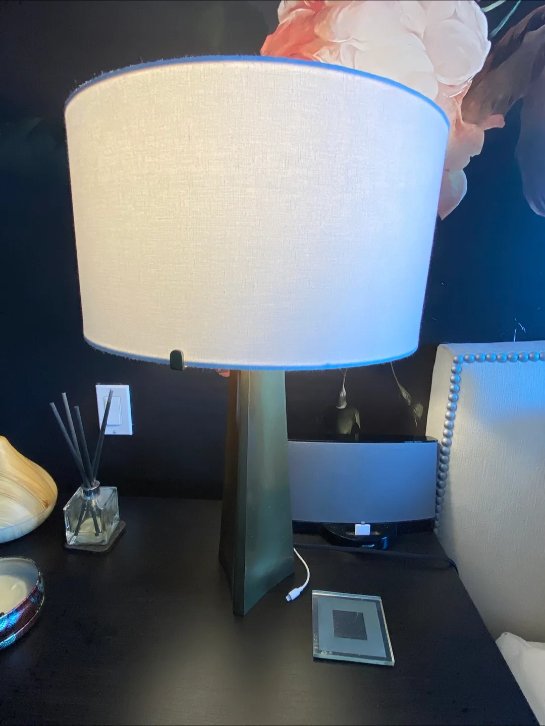 Modern Table Lamp with Linen Shade thumbnail