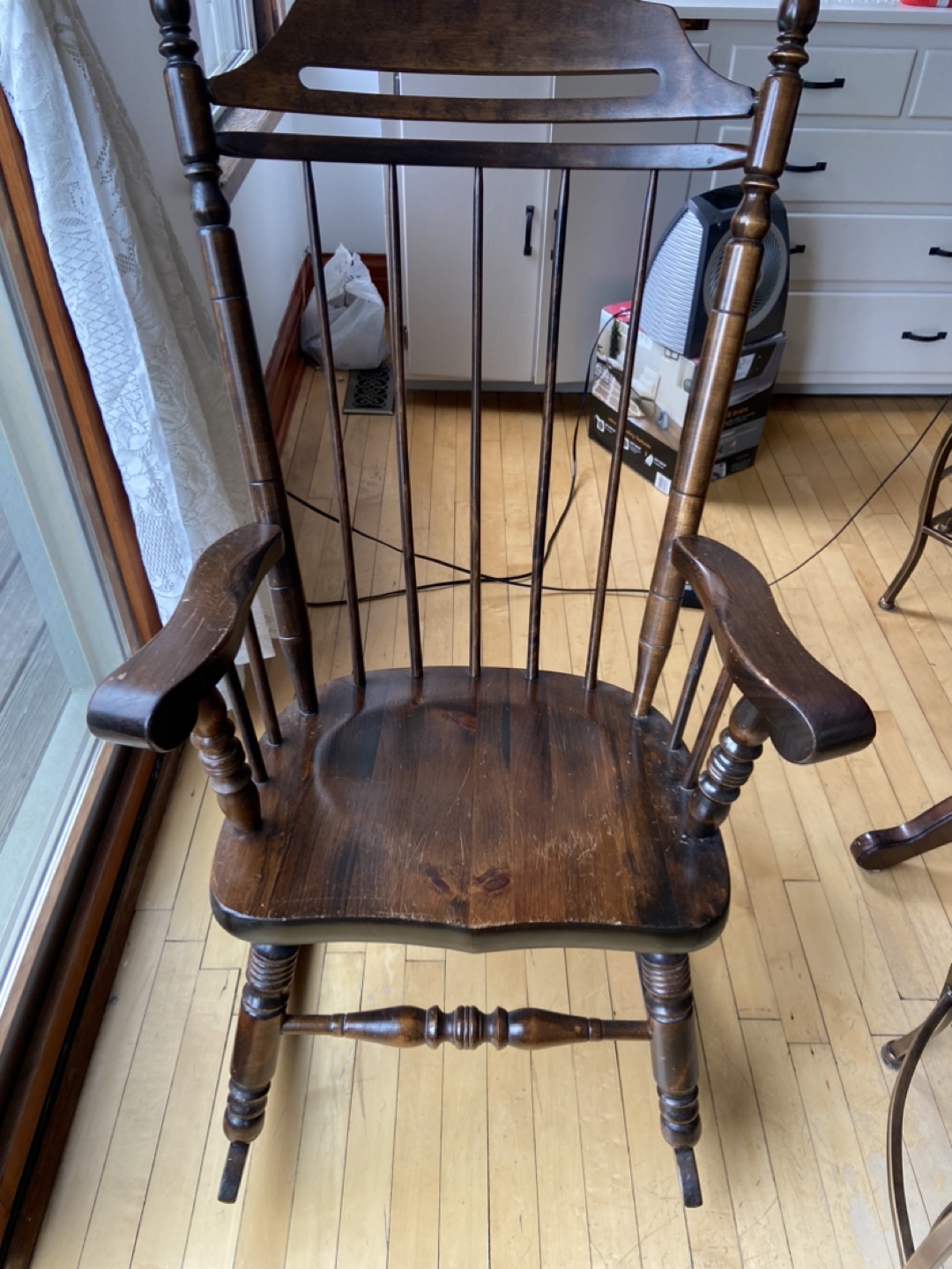 Vintage Wooden Rocking Chair