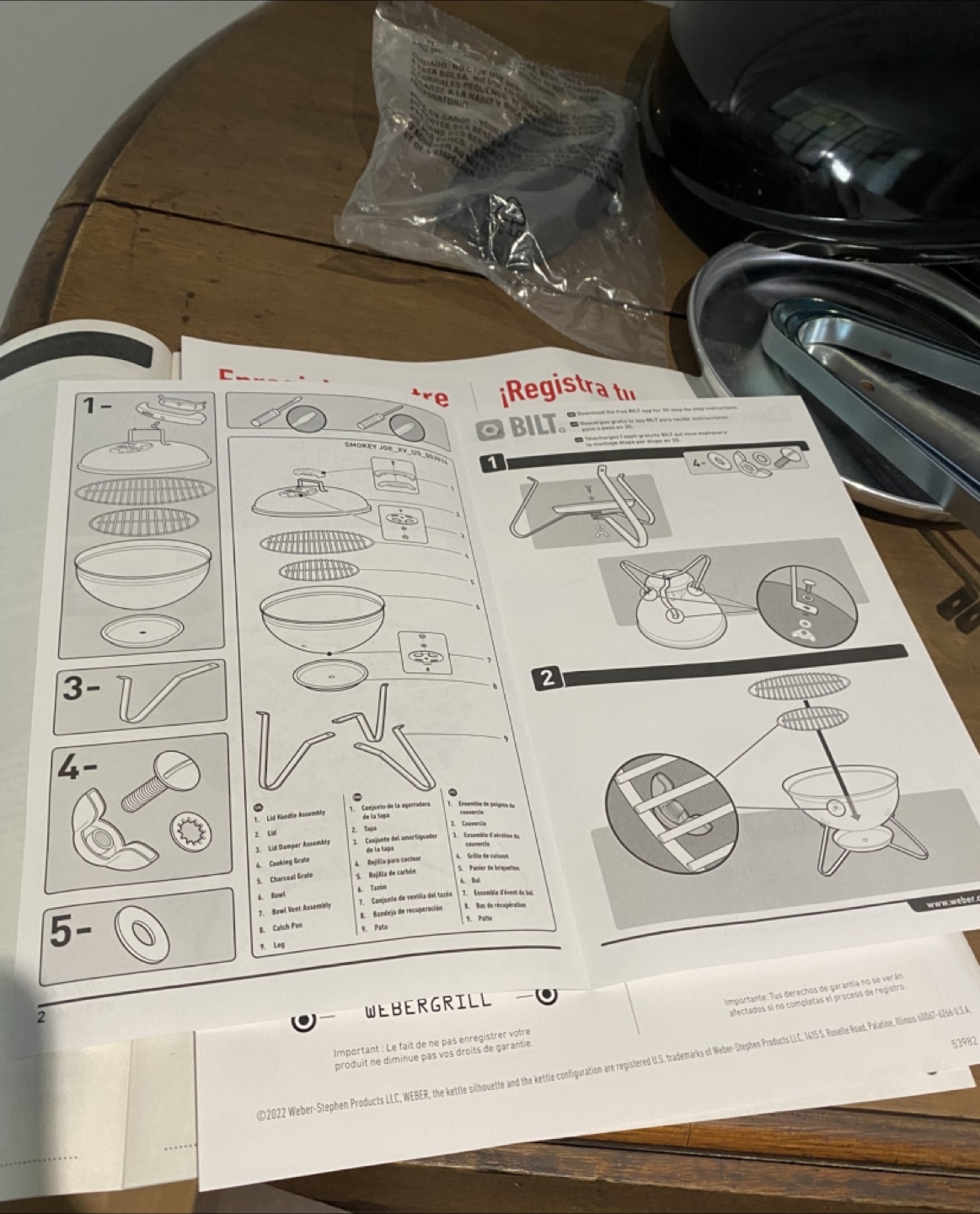 Weber Smokey Joe 14-inch Charcoal Grill - New in Box - photo 4