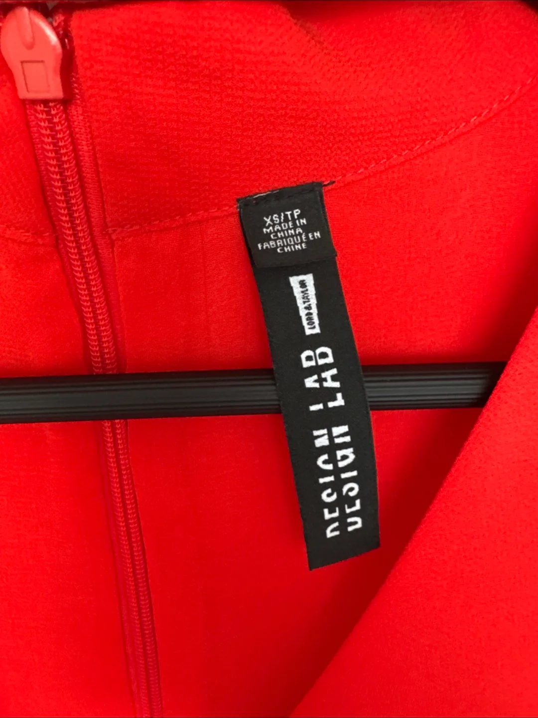 Red Cold Shoulder Mini Dress - Size XS/TP image indicator(4)