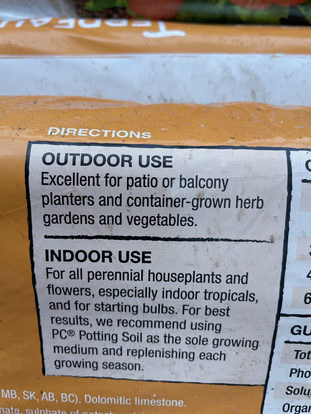 PC Potting Soil for containers - 3 x 25 Litre Bags - photo 2