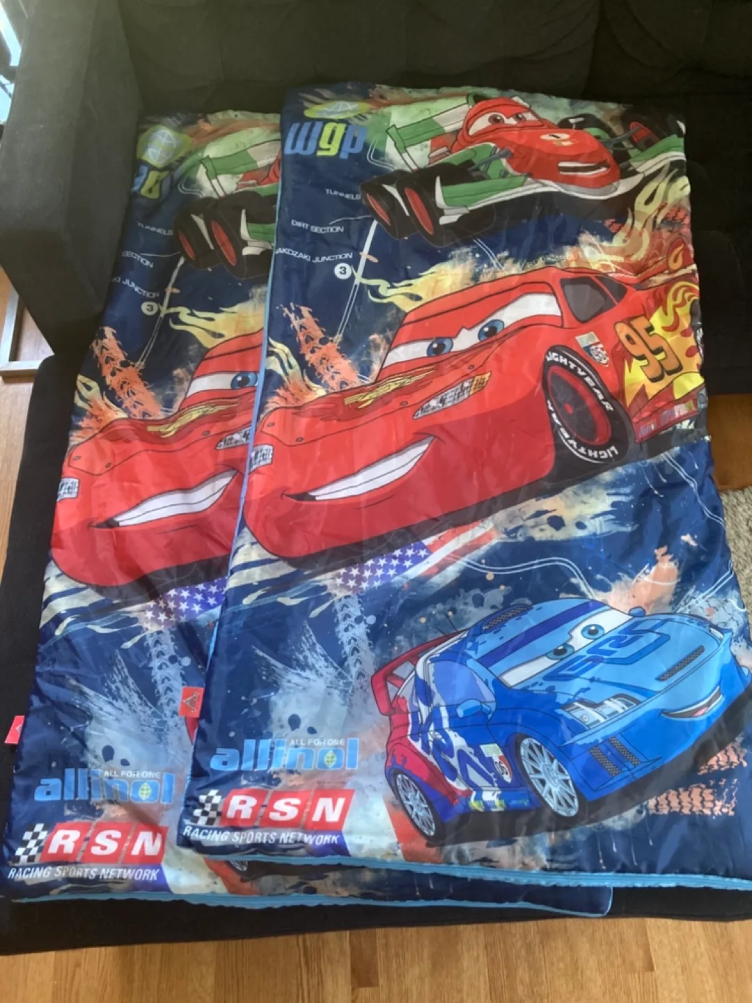 Disney Cars kids sleeping bags x2 thumbnail