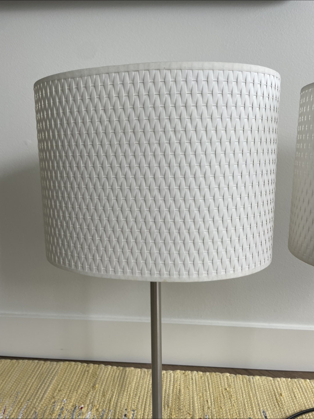 Modern Table Lamp with White Shade x2 - photo 3