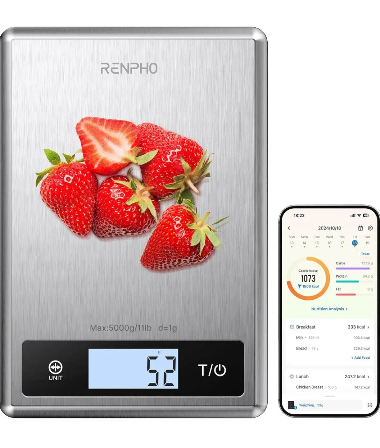 Renpho Digital Nutrition Scale with App thumbnail