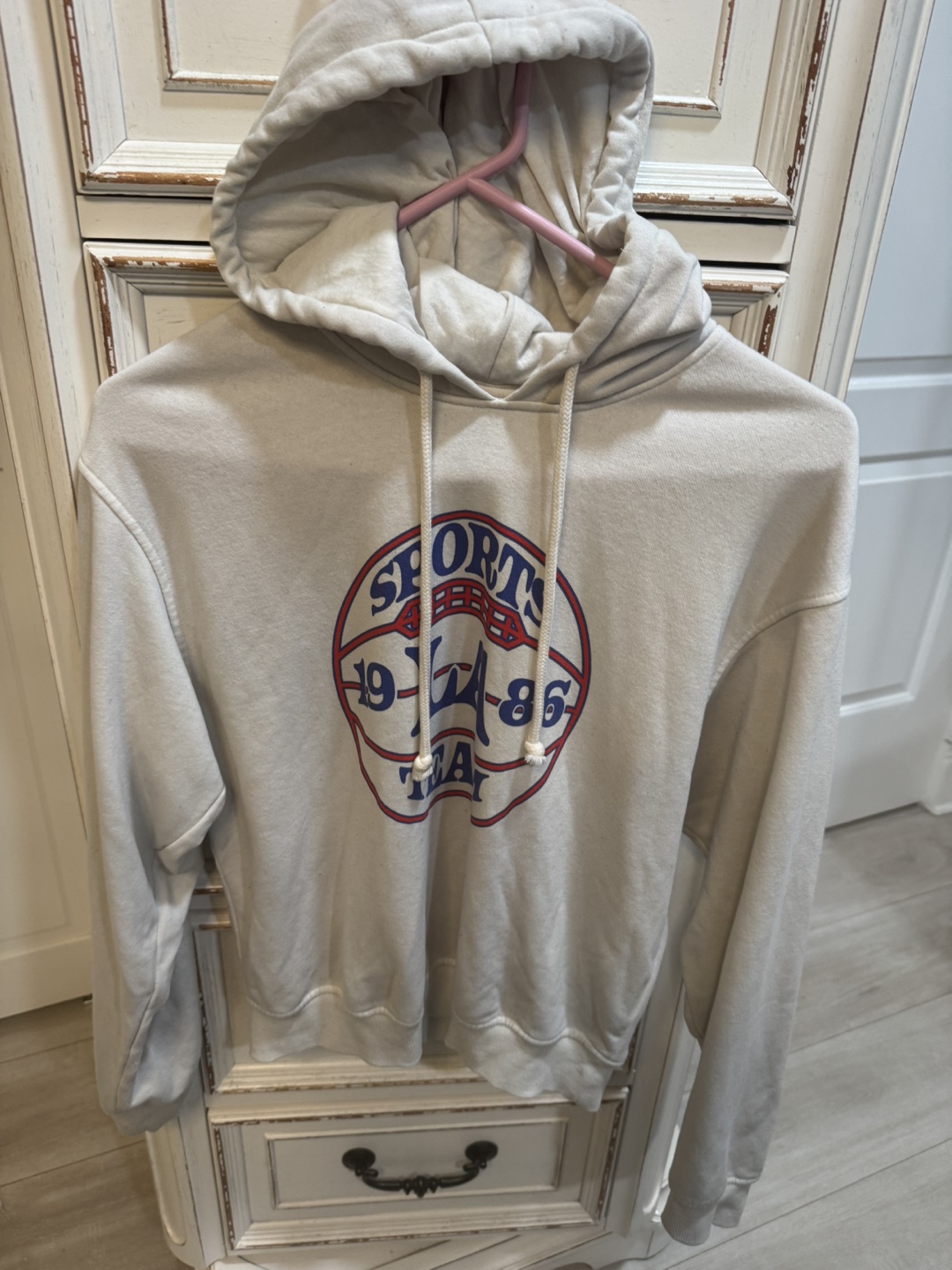 Cream-Colored LA Sports Team Hoodie - photo 5