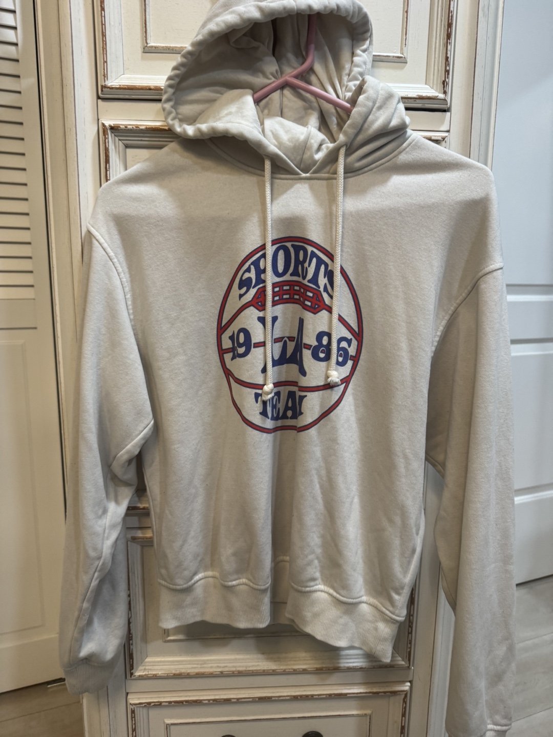 Cream-Colored LA Sports Team Hoodie - photo 2