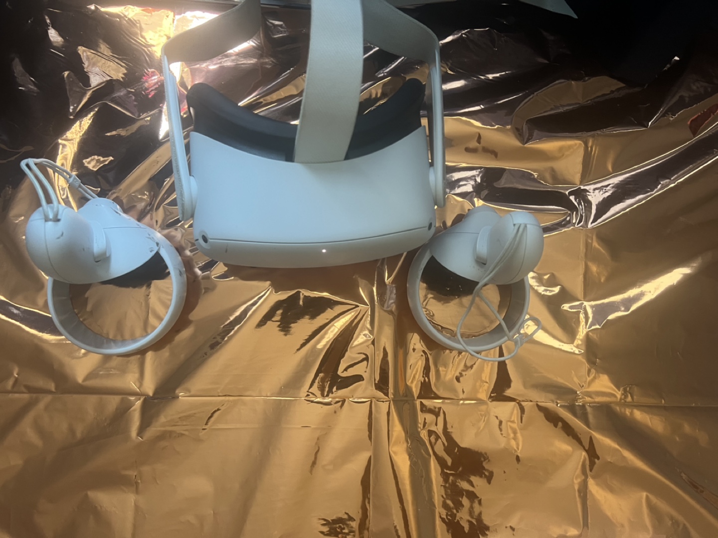 (No Charger.) Meta Quest 2 VR Headset with Controllers