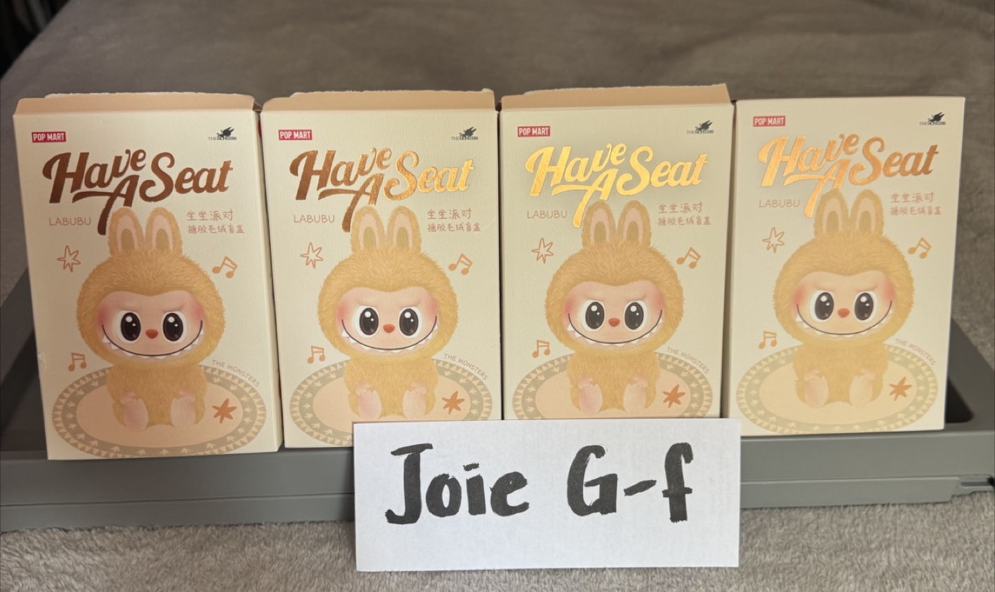 3 LABUBU Have A Seat Blind Boxes