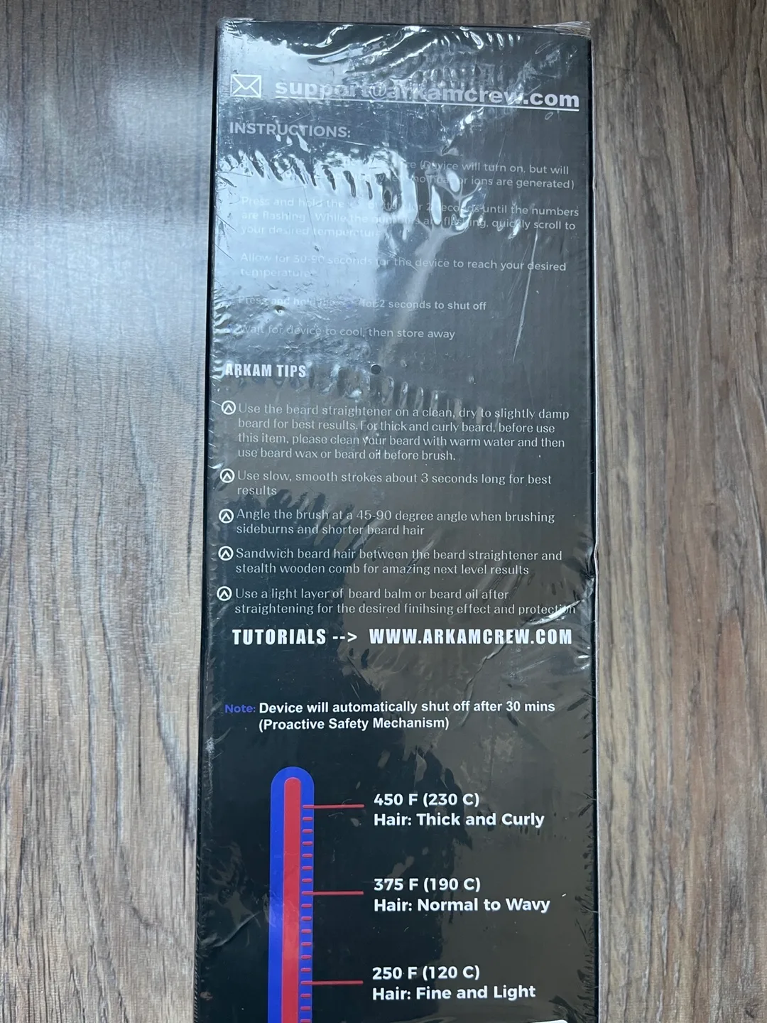 🏒Beard Straightener Comb image indicator(2)