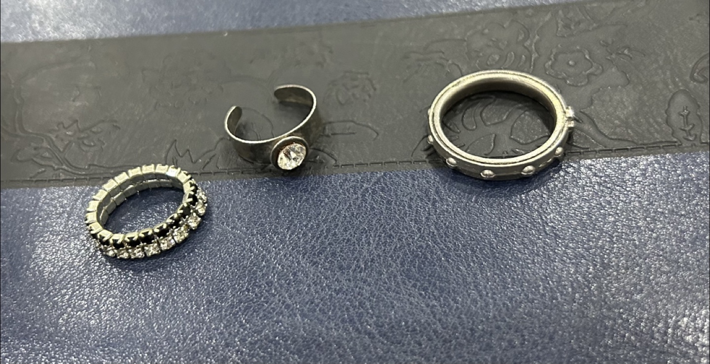 Three Silver Rings Set