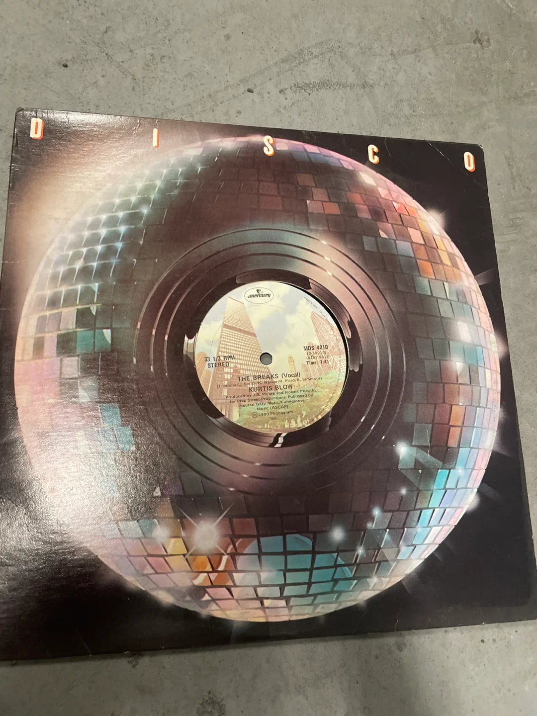 Rare: Kurtis Blow - Disco Vinyl Record thumbnail