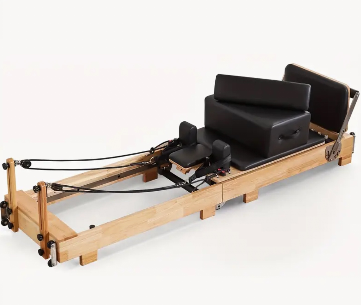 Folding Pilates reformer