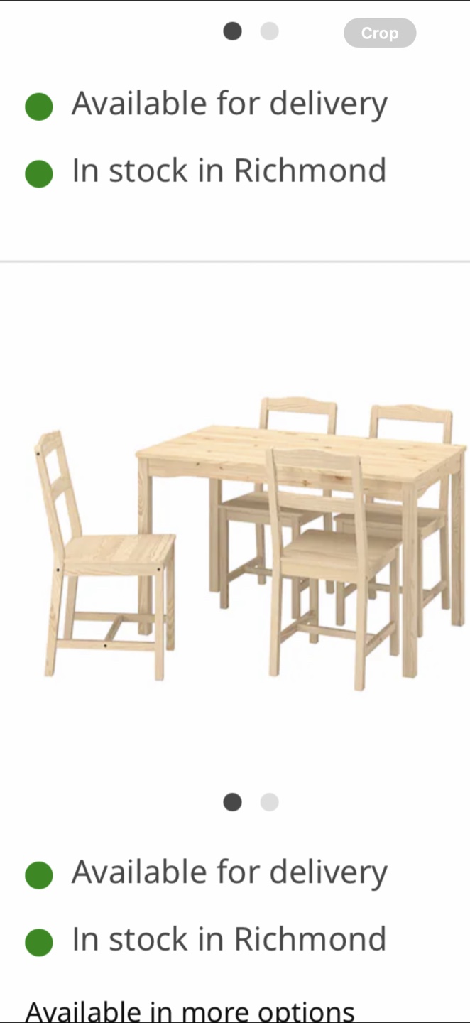 IKEA Ingatorp Table and 4 Chairs