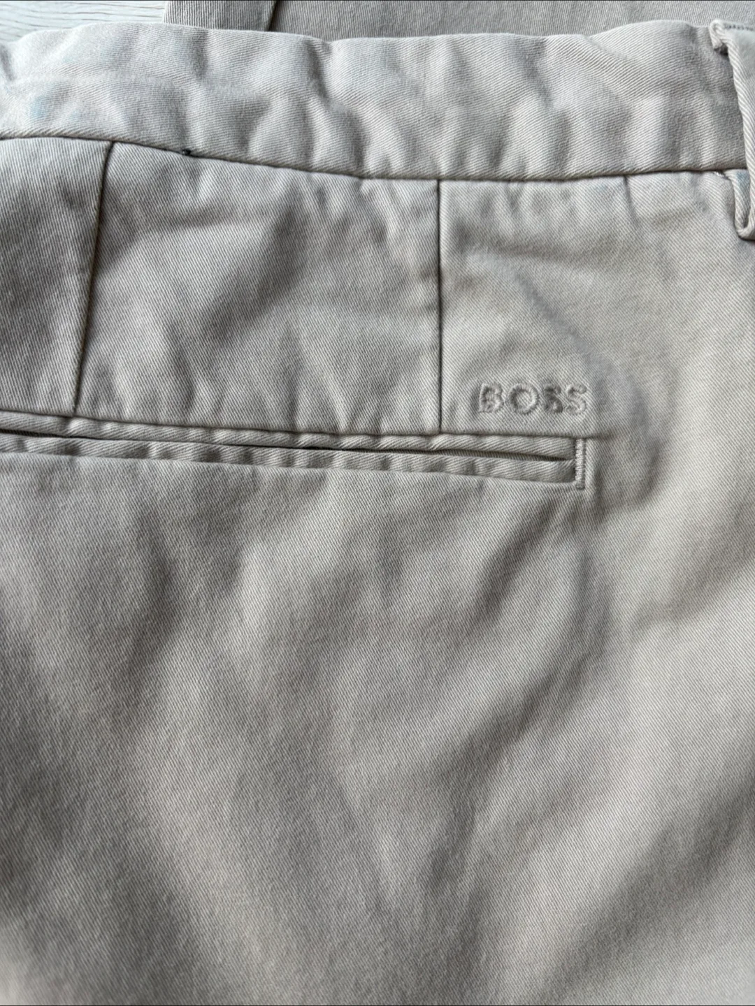 BOSS Kaito Slim Fit Stretch Pants - Beige image indicator(5)